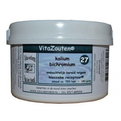 Kalium bichromicum VitaZout Nr. 27 Kalium bichromicum VitaZout Nr. 27