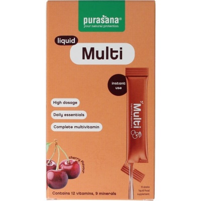 Purasana Multivit liquid gelstick 10ml