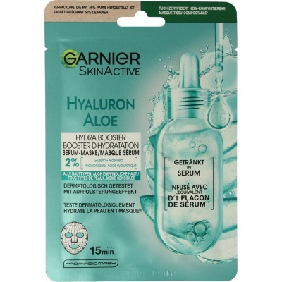 Garnier Skinact hydraterende bomb tissuemasker Garnier Skinact hydraterende bomb tissuemasker