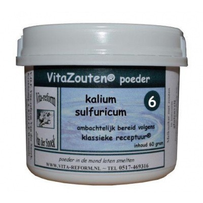 Kalium sulfuricum poeder Nr. 06 Kalium sulfuricum poeder Nr. 06