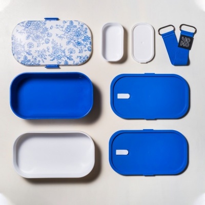 Yoko Lunchbox toile de joy blue 1200ml
