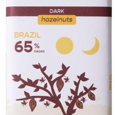 Chocolatemakers Brazil hazelnoot 65% puur demeter bio