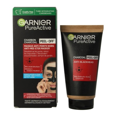 Garnier Pure active peel-off masker charcoal Garnier Pure active peel-off masker charcoal