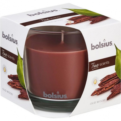 Bolsius Geurglas 95/95 true scents oud wood