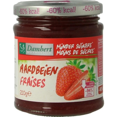 Damhert Dieetconfituur aardbei Damhert Dieetconfituur aardbei