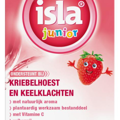 Junior keelpastilles aardbei