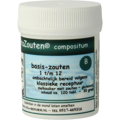 VitaZouten compositum basis 1t/m12 VitaZouten compositum basis 1t/m12