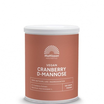 Mattisson Cranberry D-mannose poeder Mattisson Cranberry D-mannose poeder