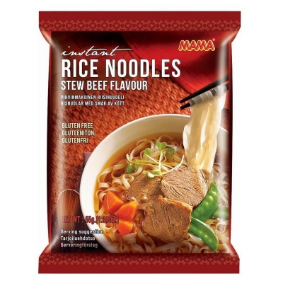Mama Instant noedels rundvleessmaak glutenvrij Mama Instant noedels rundvleessmaak glutenvrij