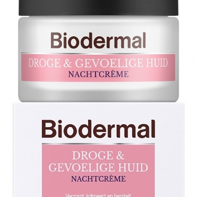 Biodermal Nachtcreme droge en gevoelige huid