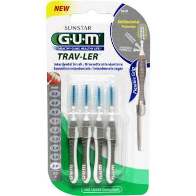 GUM Trav-ler rager 2.0 mm (grijs)