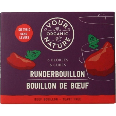 Your Organic Nat Runderbouillon helder zonder gist Your Organic Nat Runderbouillon helder zonder gist