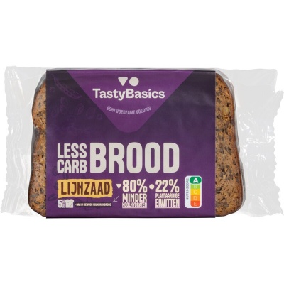 Tastybasics Less carb brood lijnzaad Tastybasics Less carb brood lijnzaad