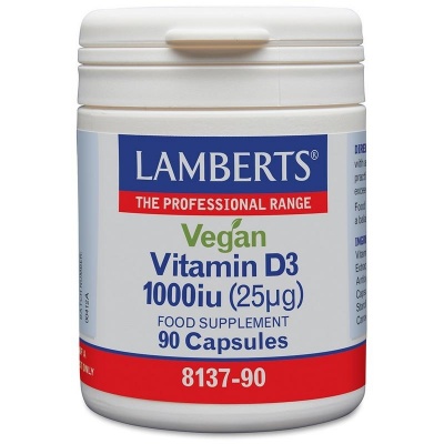 Lamberts Vitamine D3 1000IE 25 mcg vegan Lamberts Vitamine D3 1000IE 25 mcg vegan