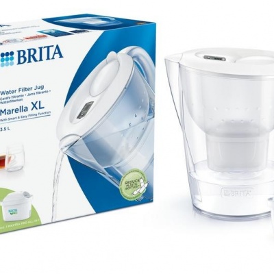 Brita Waterfilterkan marella xl white+1 maxtra pro filte Brita Waterfilterkan marella xl white+1 maxtra pro filte