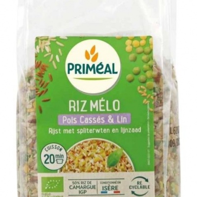 Primeal Rijst met spliterwten en lijnzaad