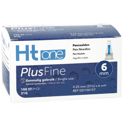 HT One Pennaald 6 mm 0.25 mm 31G x 6mm