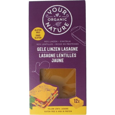 Your Organic Nat Lasagne van gele linzen bio Your Organic Nat Lasagne van gele linzen bio