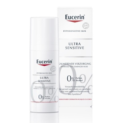Eucerin Hypersensitive ult sens kalm creme lichte textuur