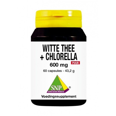 SNP Witte thee Chlorel 600 mg puur SNP Witte thee Chlorel 600 mg puur