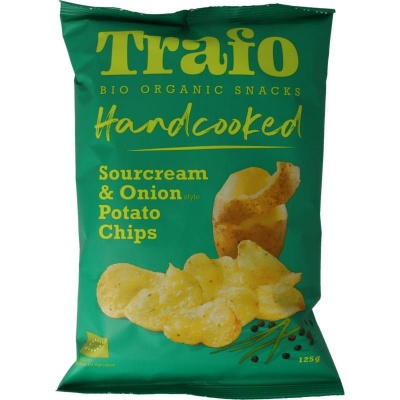 Trafo Chips handcooked sour cream & onion Trafo Chips handcooked sour cream & onion