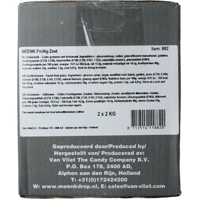 Meenk Fruitig zoet winegums Meenk Fruitig zoet winegums