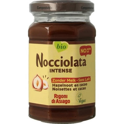 Nocciolata Hazelnootpasta zonder melk bio Nocciolata Hazelnootpasta zonder melk bio