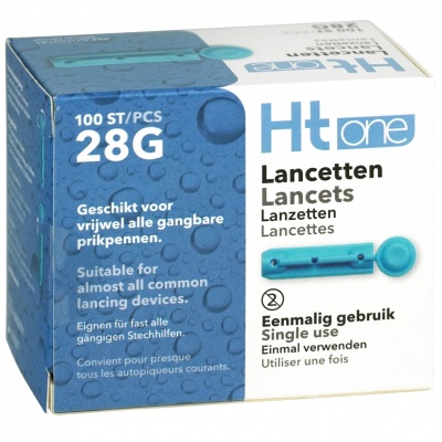 HT One,TD Gluco HT One prik lancetten 28G HT One,TD Gluco HT One prik lancetten 28G