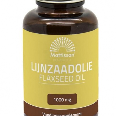Mattisson Lijnzaadolie/Flaxseed oil 1000mg