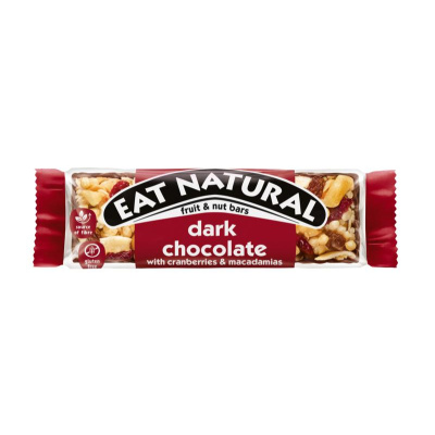 Eat Natural Pure chocolade met cranberries & macadamia Eat Natural Pure chocolade met cranberries & macadamia