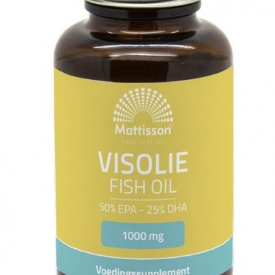 Mattisson Omega 3 visolie 50/25 1000mg