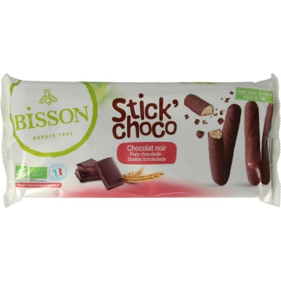 Bisson stick choco pure chocolade bio