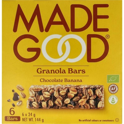 Made Good Granola bar chocolate banana 24 gram Made Good Granola bar chocolate banana 24 gram