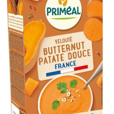 Primeal Soep flespompoen zoete aardappel bio