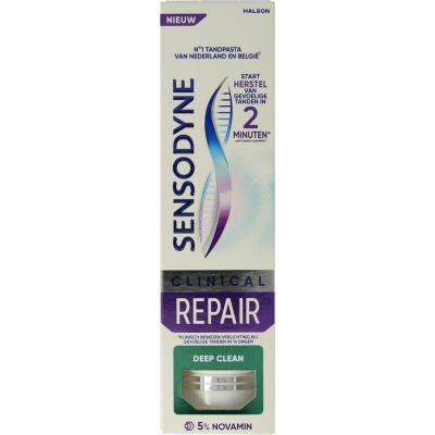 Sensodyne Tandpasta clinical deep clean Sensodyne Tandpasta clinical deep clean