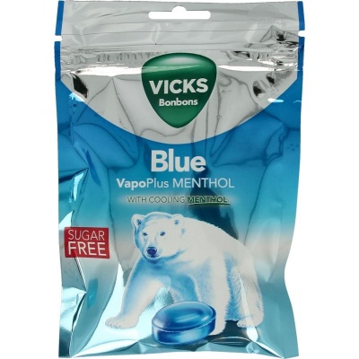 Blue menthol suikervrij bag