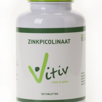 Vitiv Zink picolinaat Vitiv Zink picolinaat