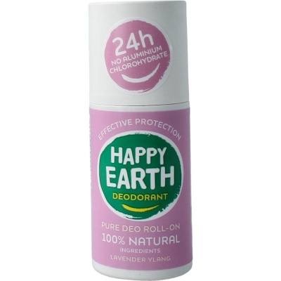 Happy Earth Pure deodorant roll-on lavender ylang