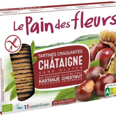 Pain Des Fleurs Tamme kastanje crackers Pain Des Fleurs Tamme kastanje crackers