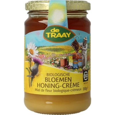 Traay Bloemen honing creme bio
