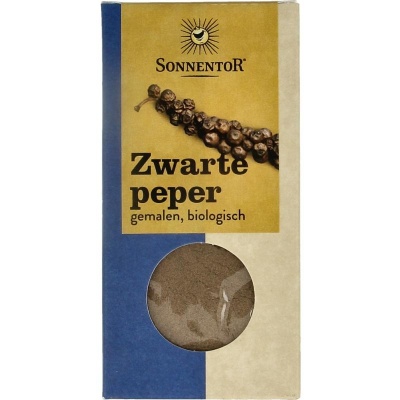 Sonnentor Peper zwart gemalen Sonnentor Peper zwart gemalen