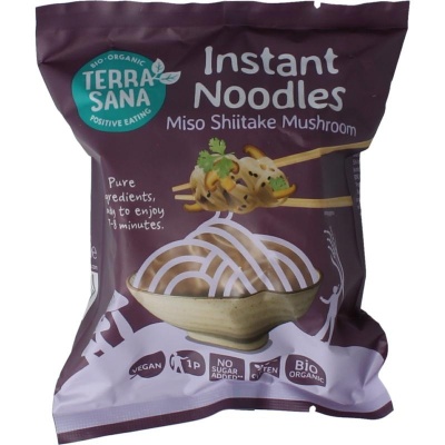 Terrasana Instant noodles shiitake mushroom