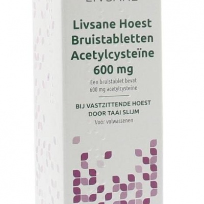 Livsane Hoestbruistablet 600 mg Livsane Hoestbruistablet 600 mg
