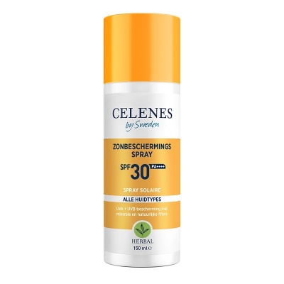 Celenes Herbal sunscreen spray lotion all skintypes SPF30+