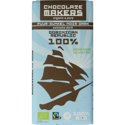 Chocolatemakers Tres hombres 100% extra puur Chocolatemakers Tres hombres 100% extra puur