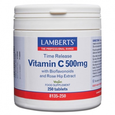 Lamberts Vitamine C 500 time released & bioflavonoiden Lamberts Vitamine C 500 time released & bioflavonoiden