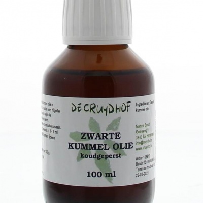 Cruydhof Zwarte kummel olie koudgeperst