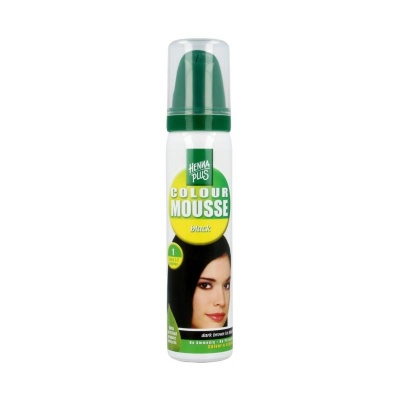 Henna Plus Colour mousse styling zwart Henna Plus Colour mousse styling zwart