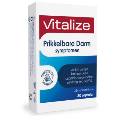 Vitalize Prikkelbare darm symptomen wind & opgeblazen gevoe Vitalize Prikkelbare darm symptomen wind & opgeblazen gevoe