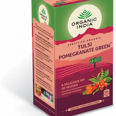 Organic India Tulsi pomegranate green thee bio
